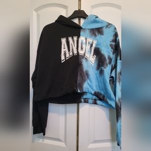 Crop Top Angel Hoodie